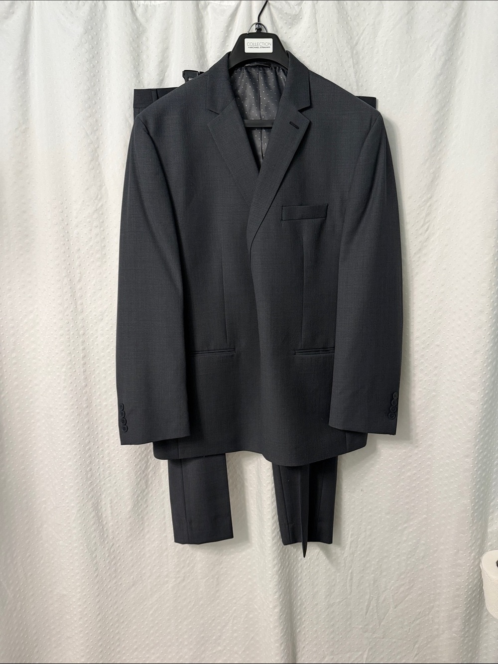 Men's Charcoal Two-Piece Suit - Classic Tailored Fit JKT 50R PT 40x30